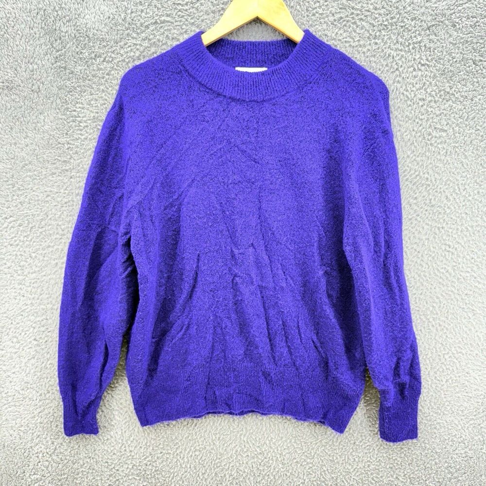 H&M‎ Women's Small Purple Sweater Long Sleeve  Cozy City Comfy Winter Fall Knit